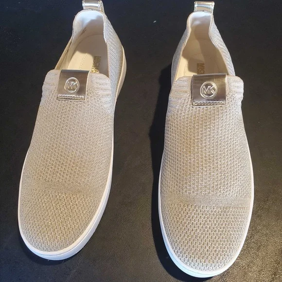 Michael Kors Juno Slip-On Sneakers, Pale Gold - Picture 1 of 3